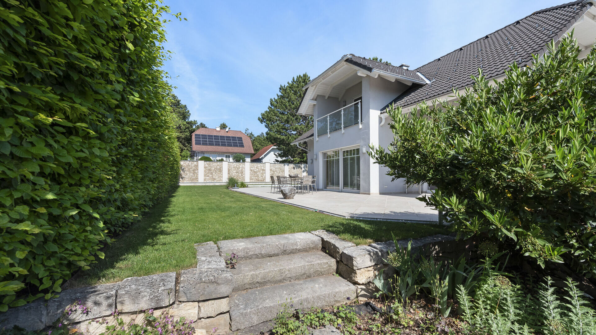 Gartenaufgang