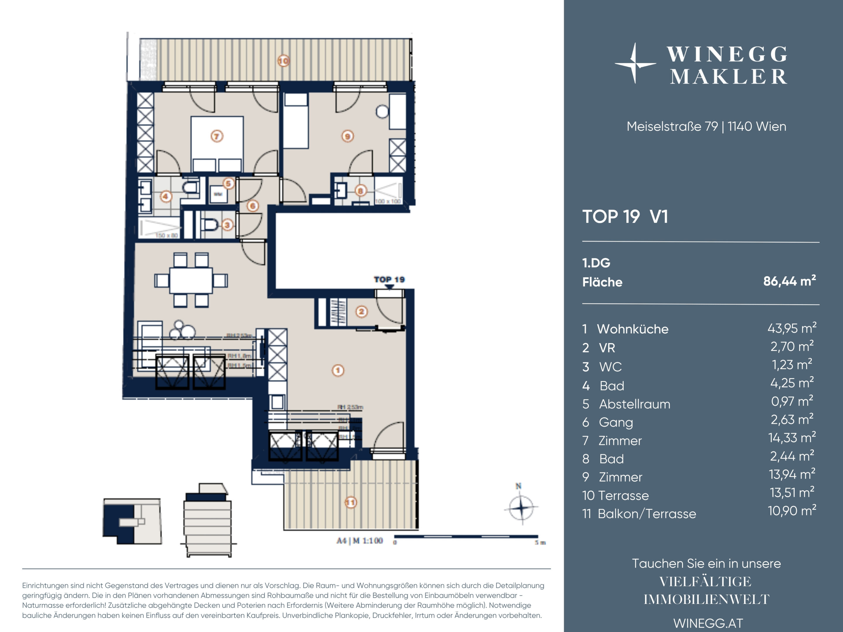 Grundriss Top 19 - V1