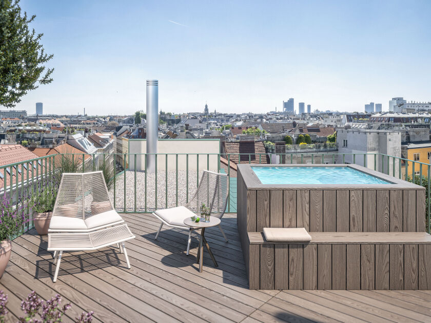 Dachterrasse | Whirlpool