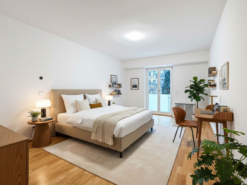 Schlafzimmer 1 | Designvorschlag V2 (KI-generiert)