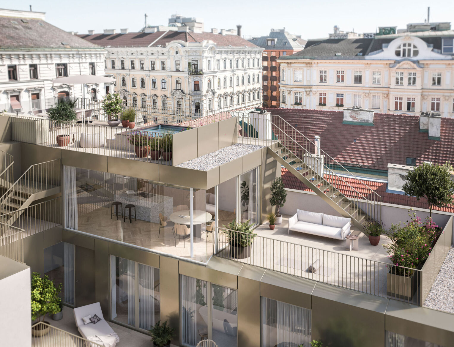 Terrassenansicht