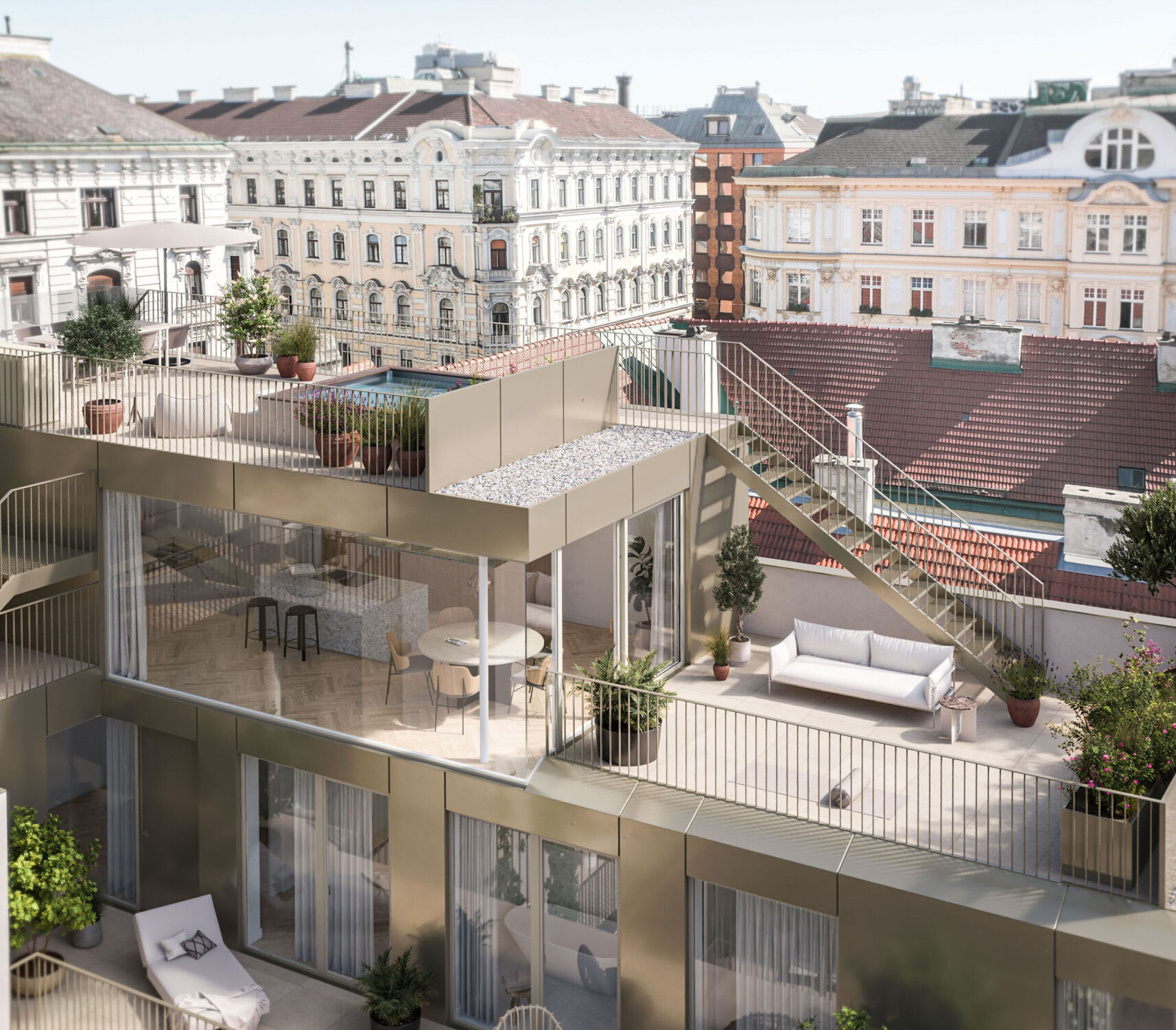 Terrassenansicht