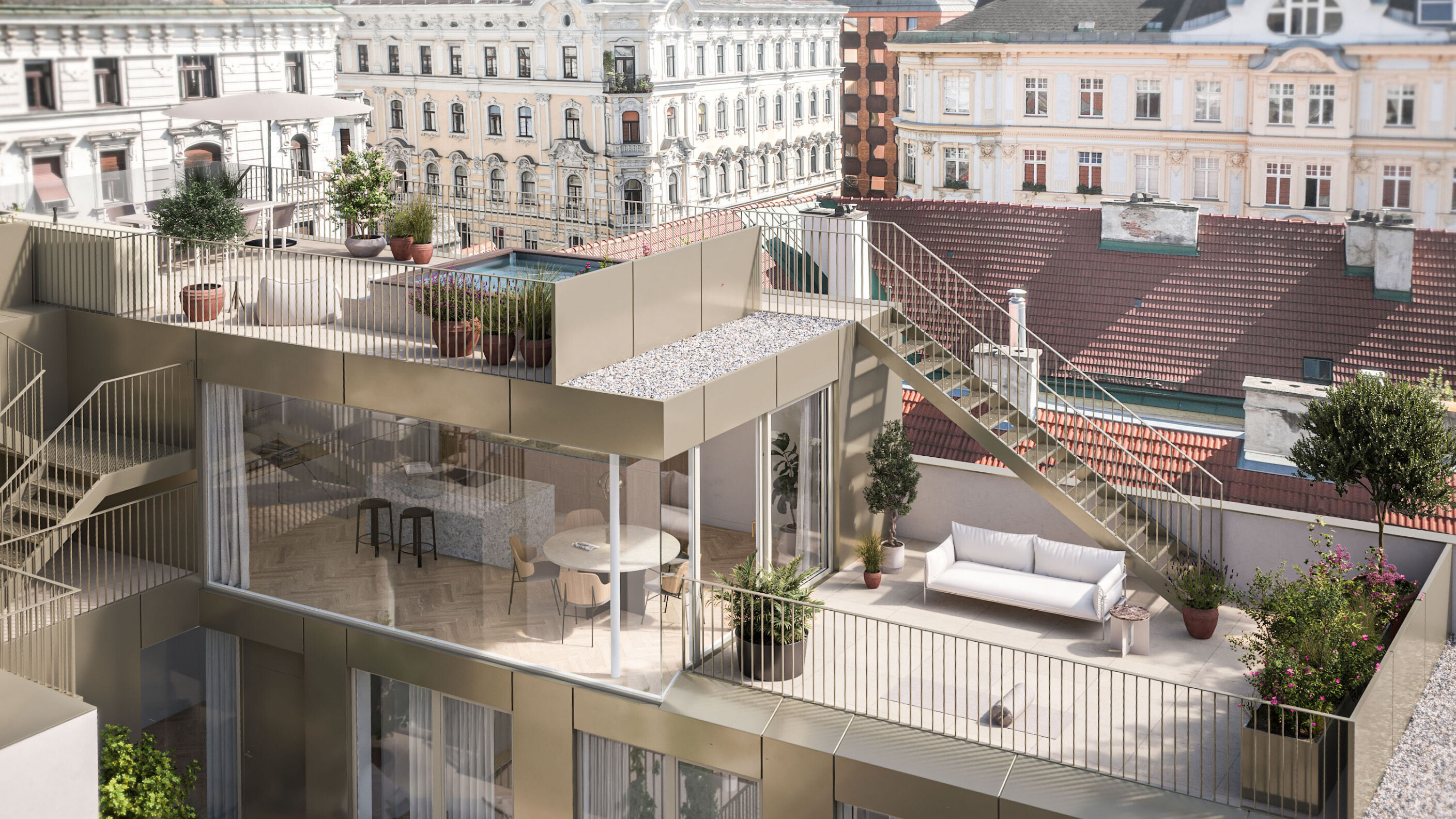 Terrassenansicht