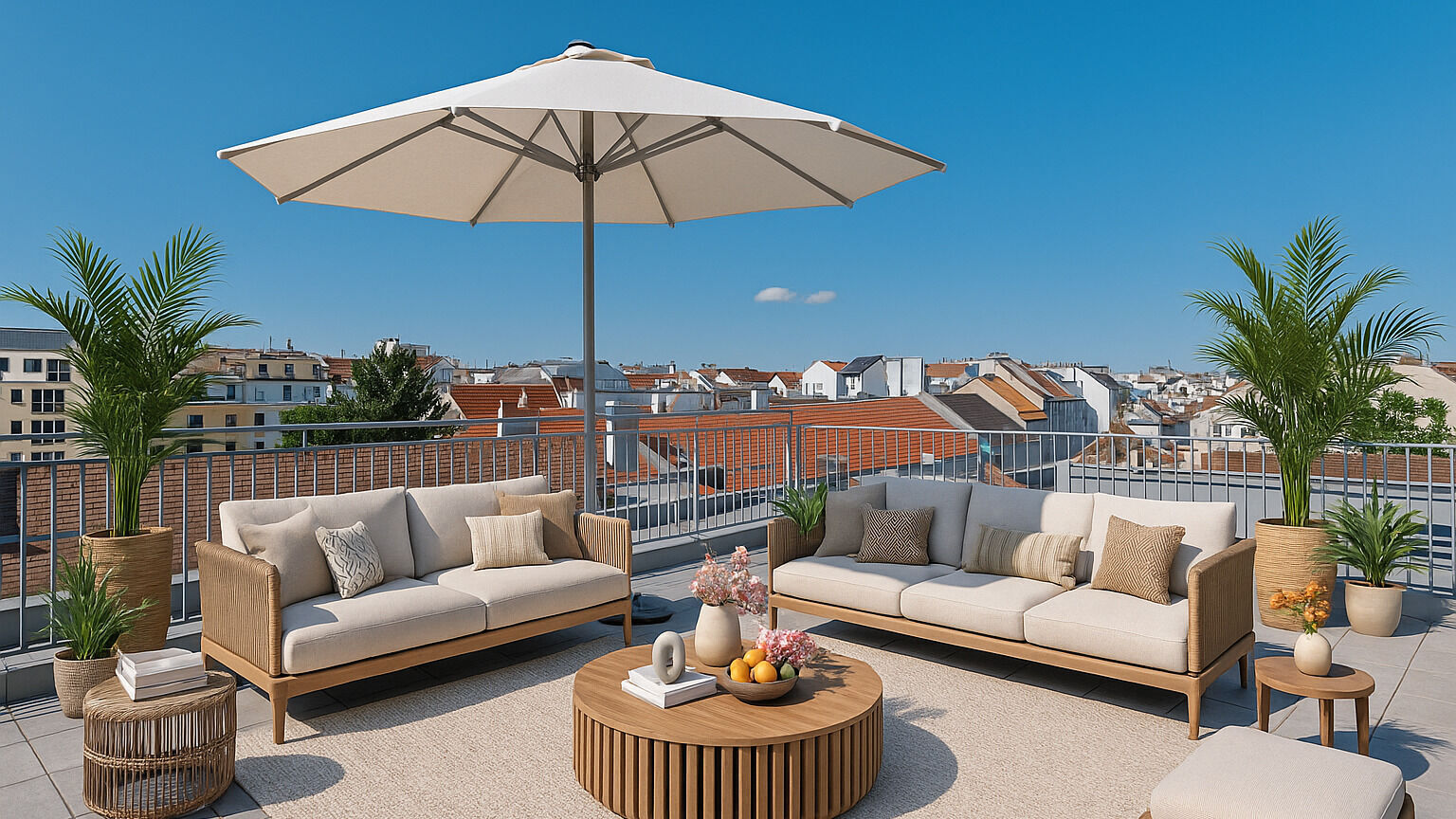 Staging Dachterrasse