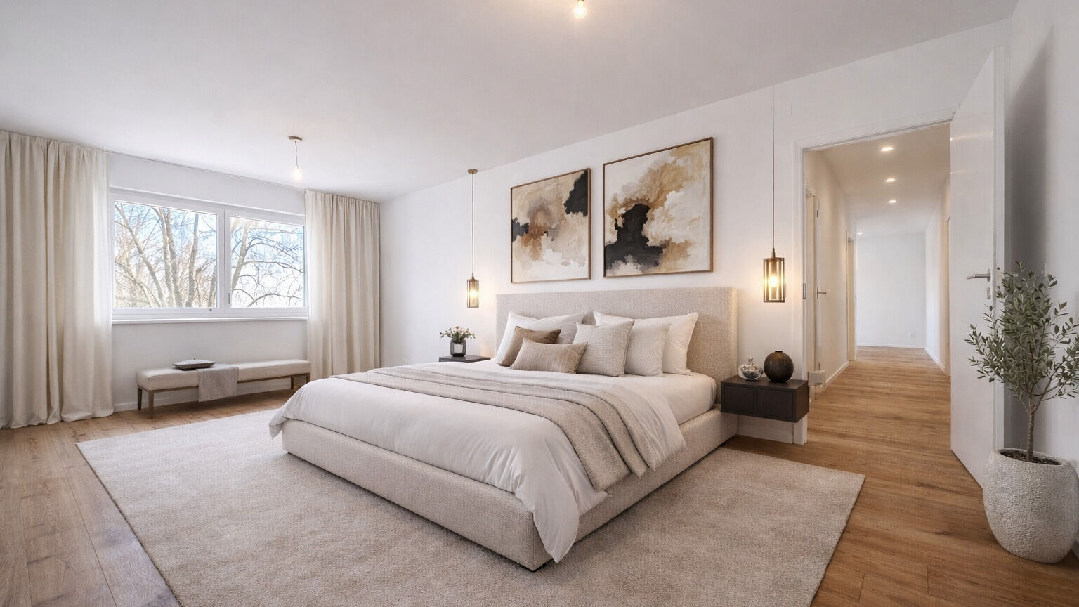 Einrichtungsbeispiel Masterbedroom