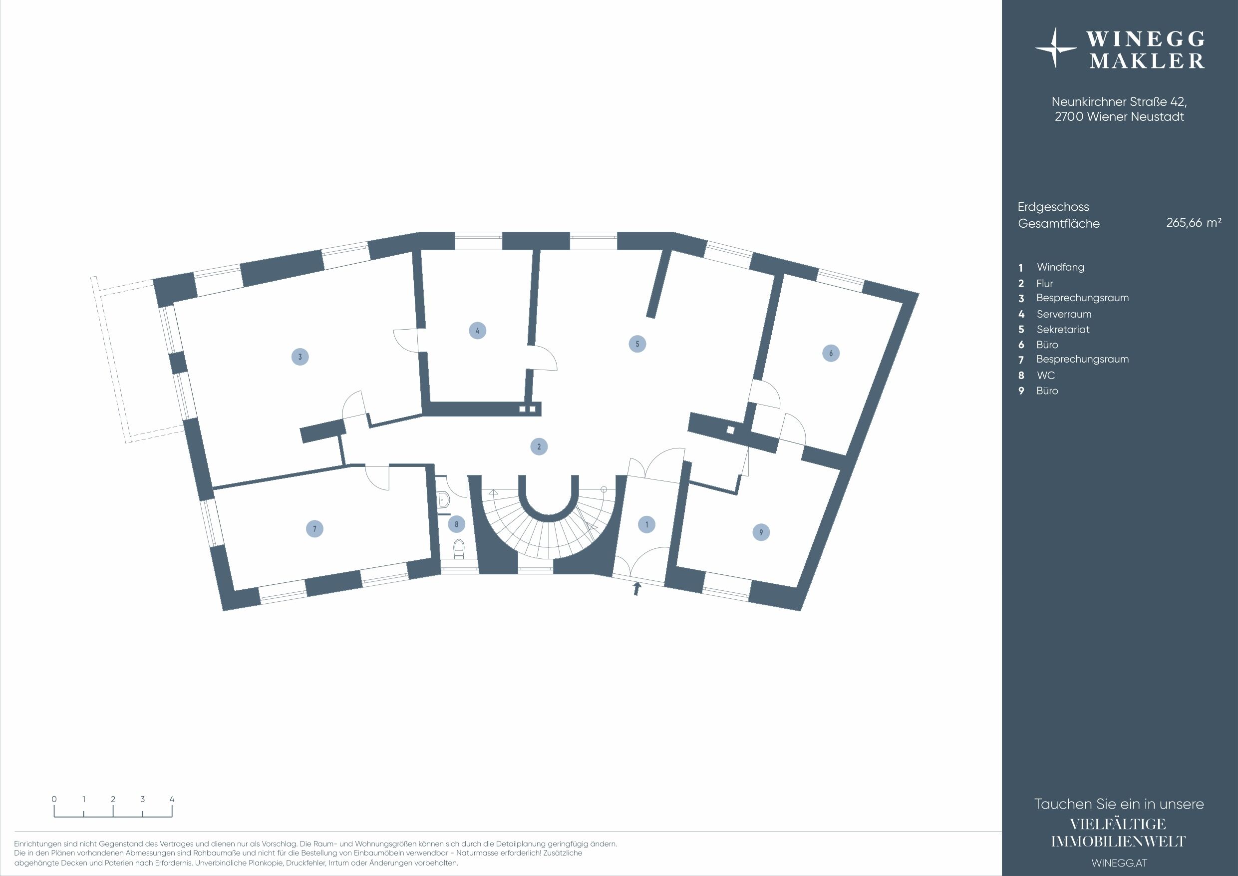 Grundriss Erdgeschoß