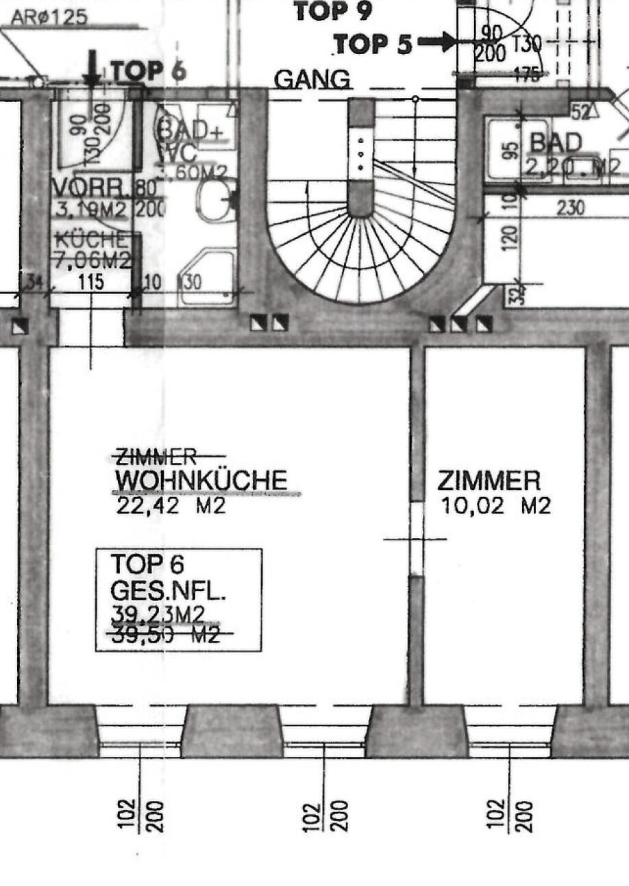 Grundriss Top 6