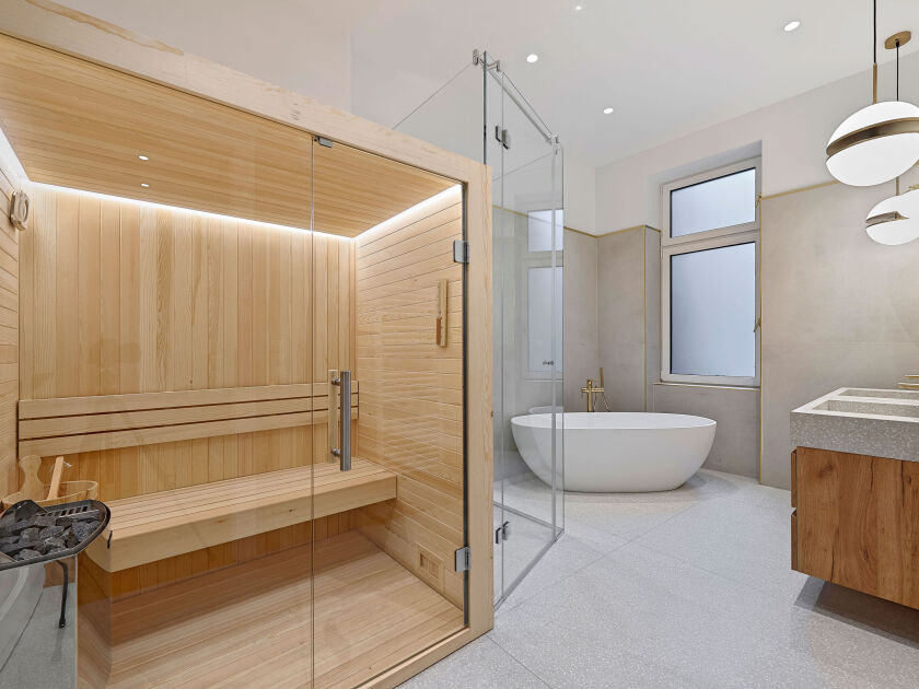 Bad mit Sauna