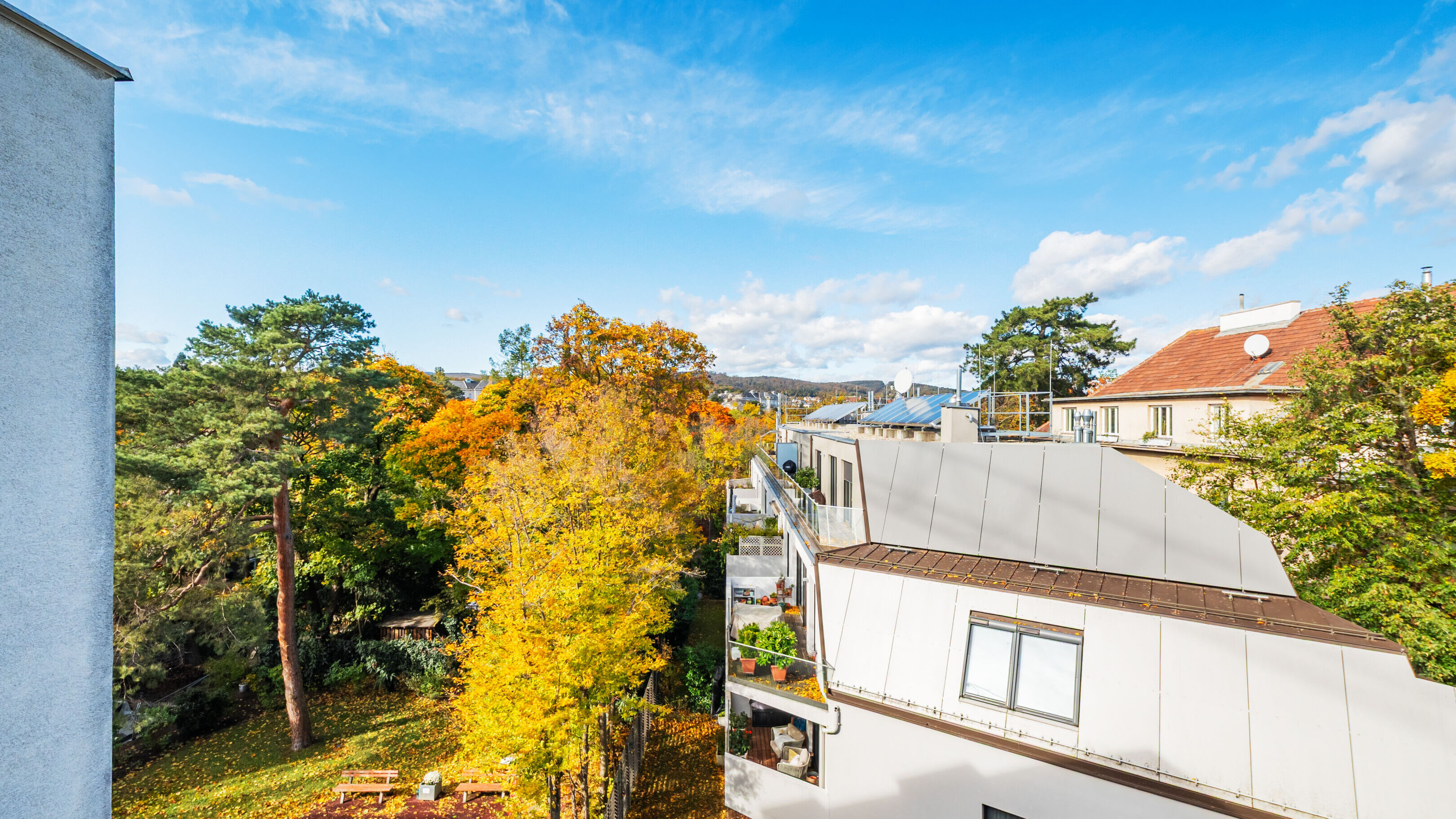 Ausblick von Terrasse