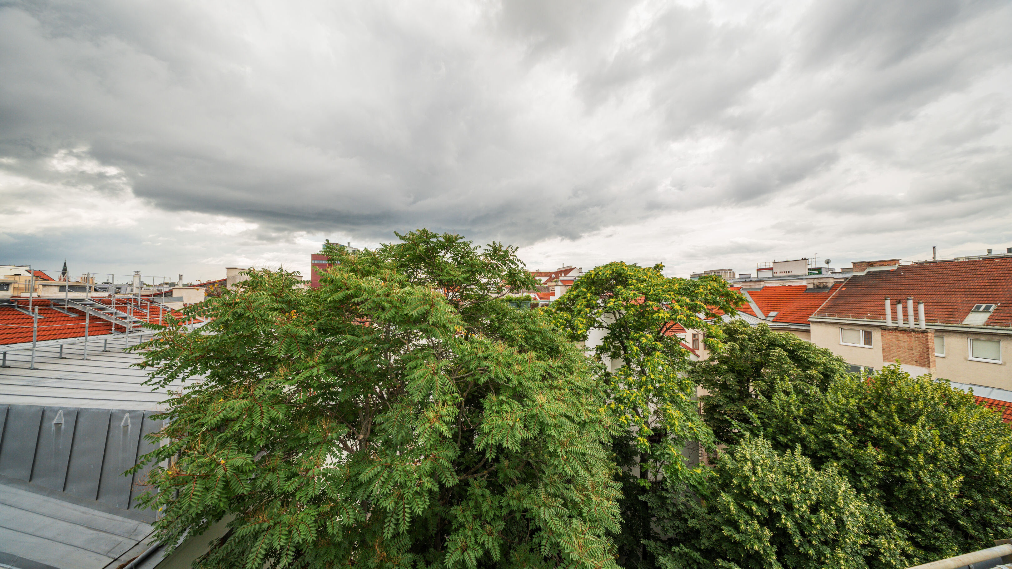 Ausblick vom Schlafzimmer