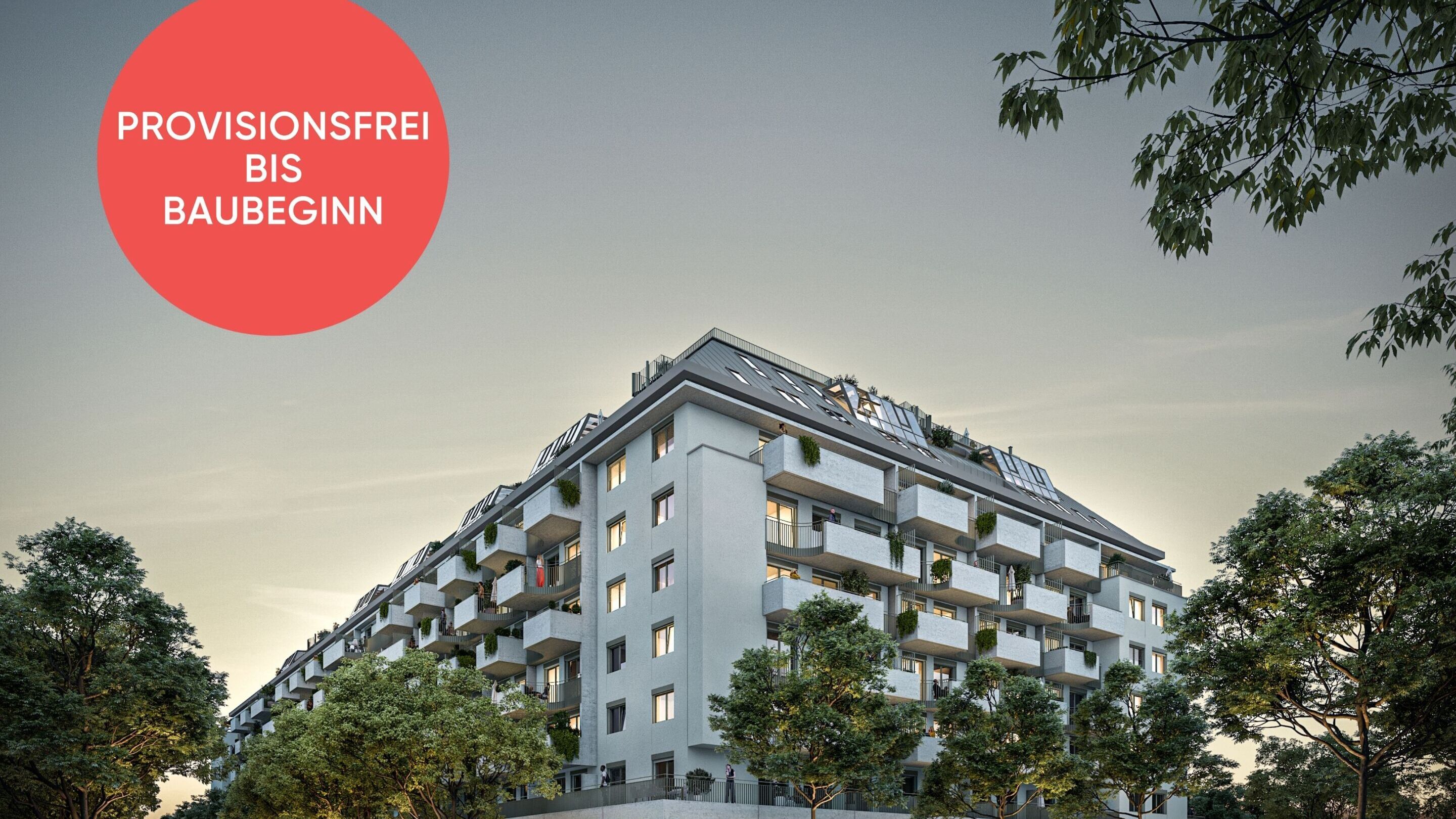 Traisengasse 20-22 | Fassade Nacht
