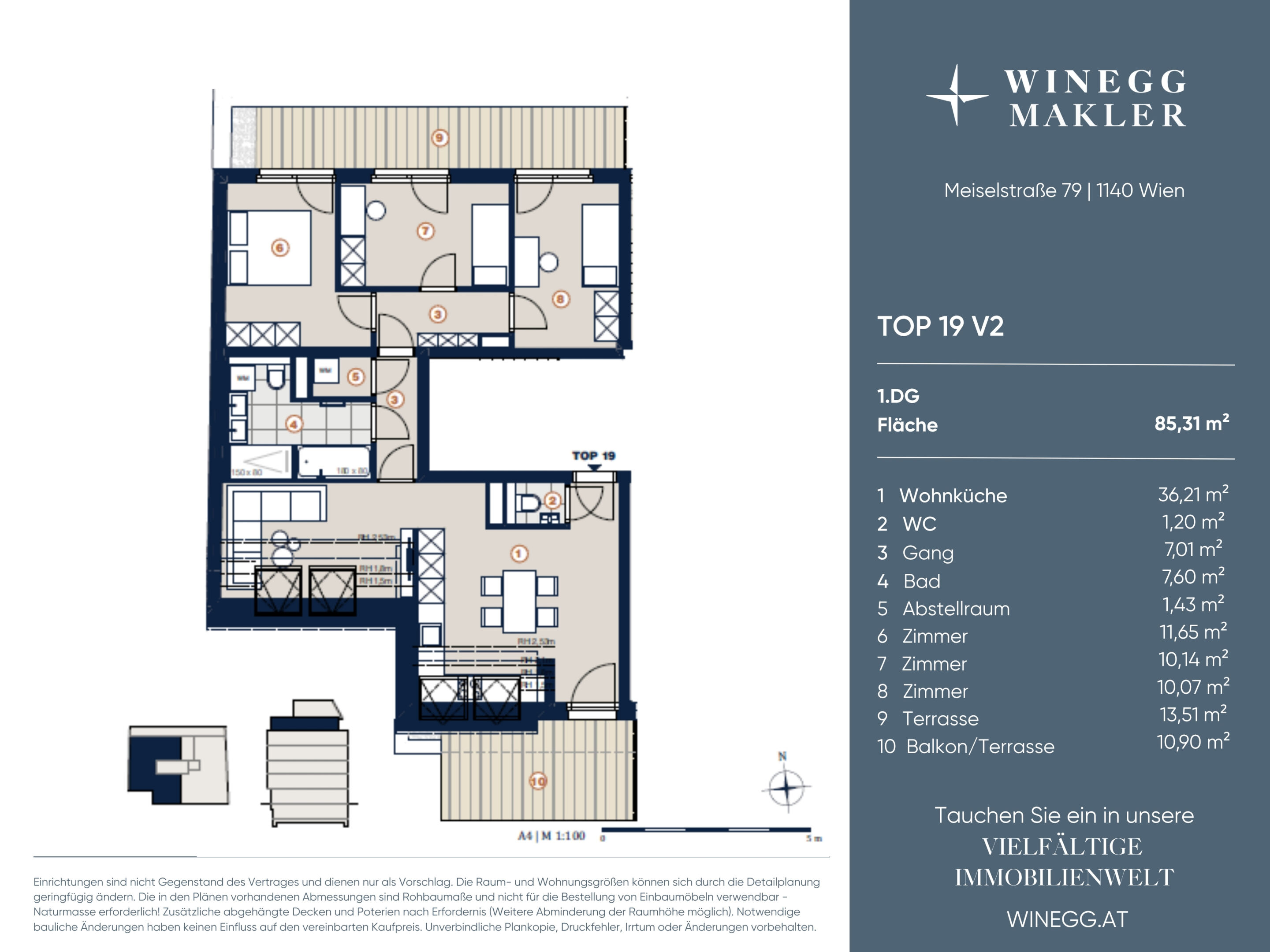 Grundriss Top 19 - V2