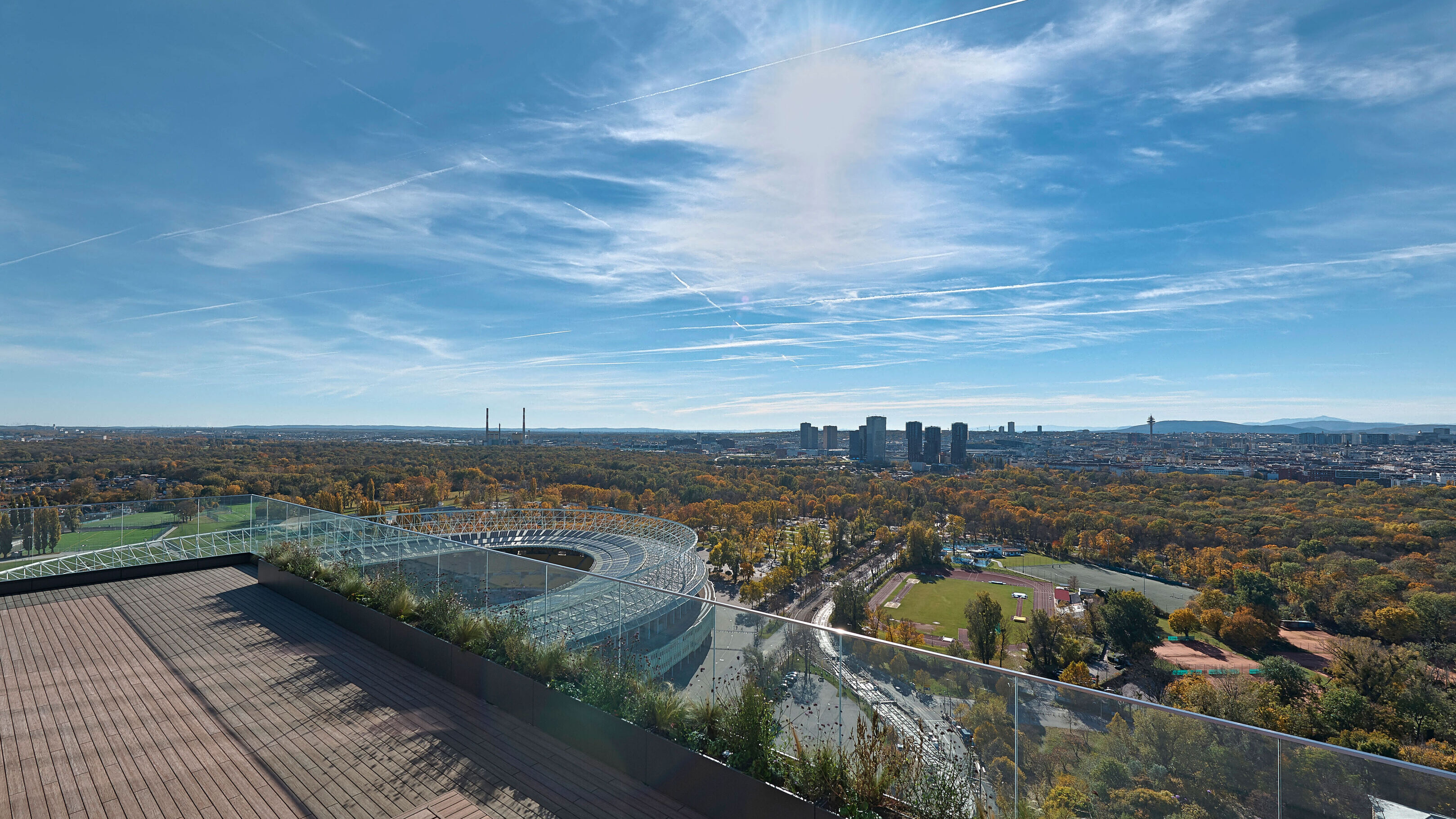 Ausblick Dachterrasse
