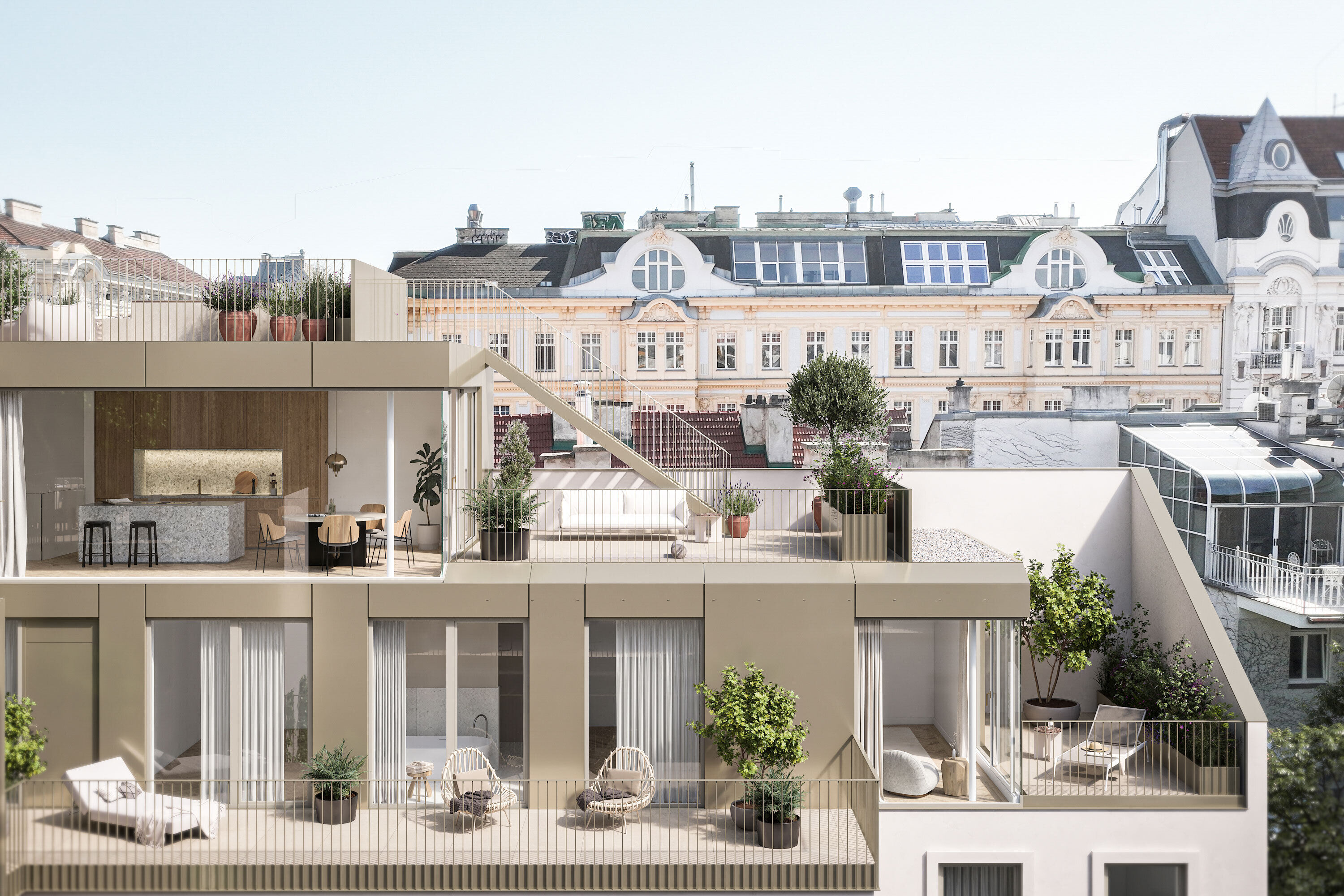Terrassenansicht