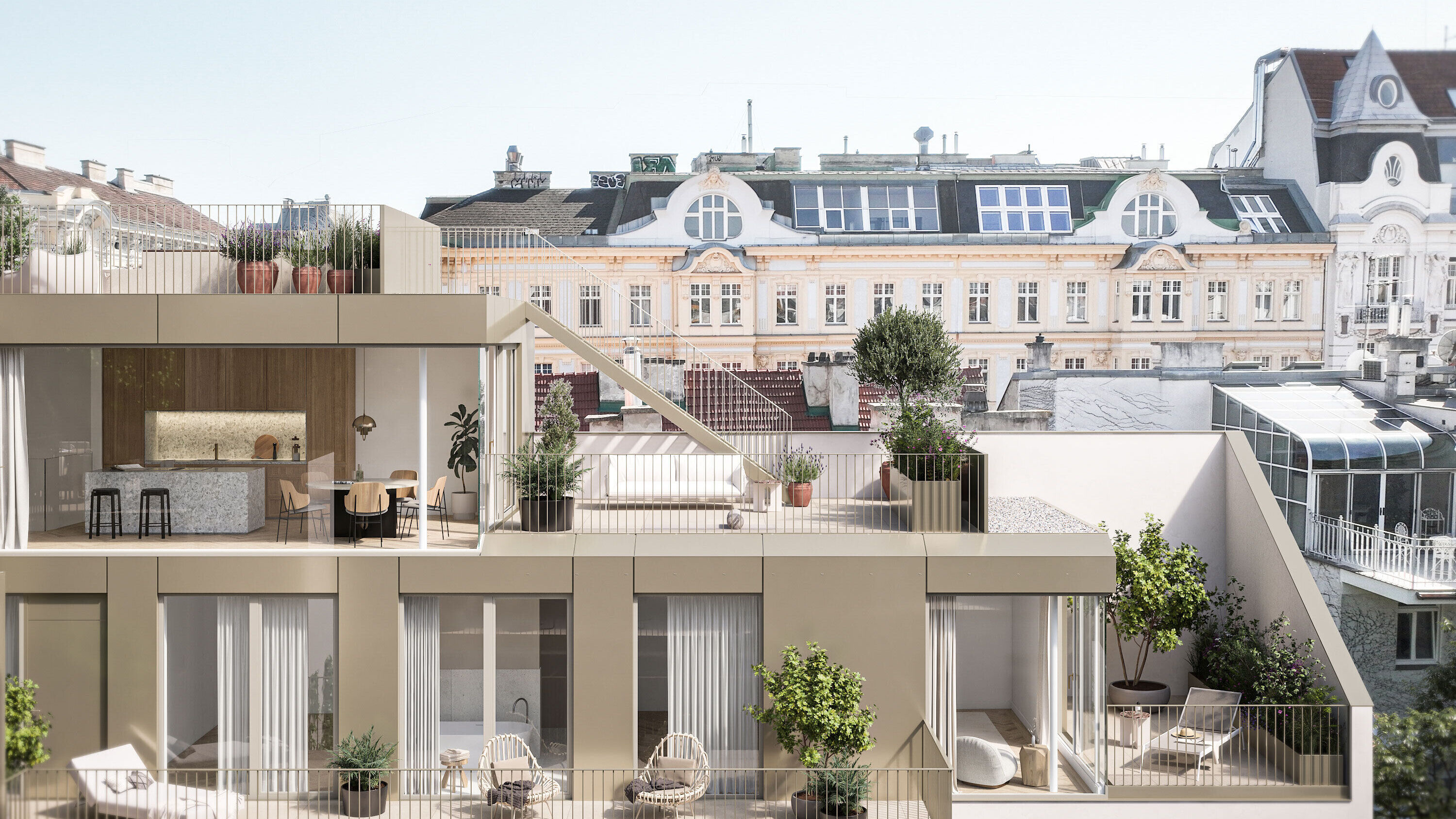 Terrassenansicht