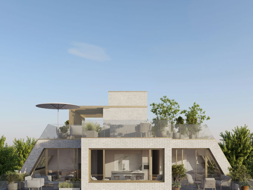Dachterrassenansicht
