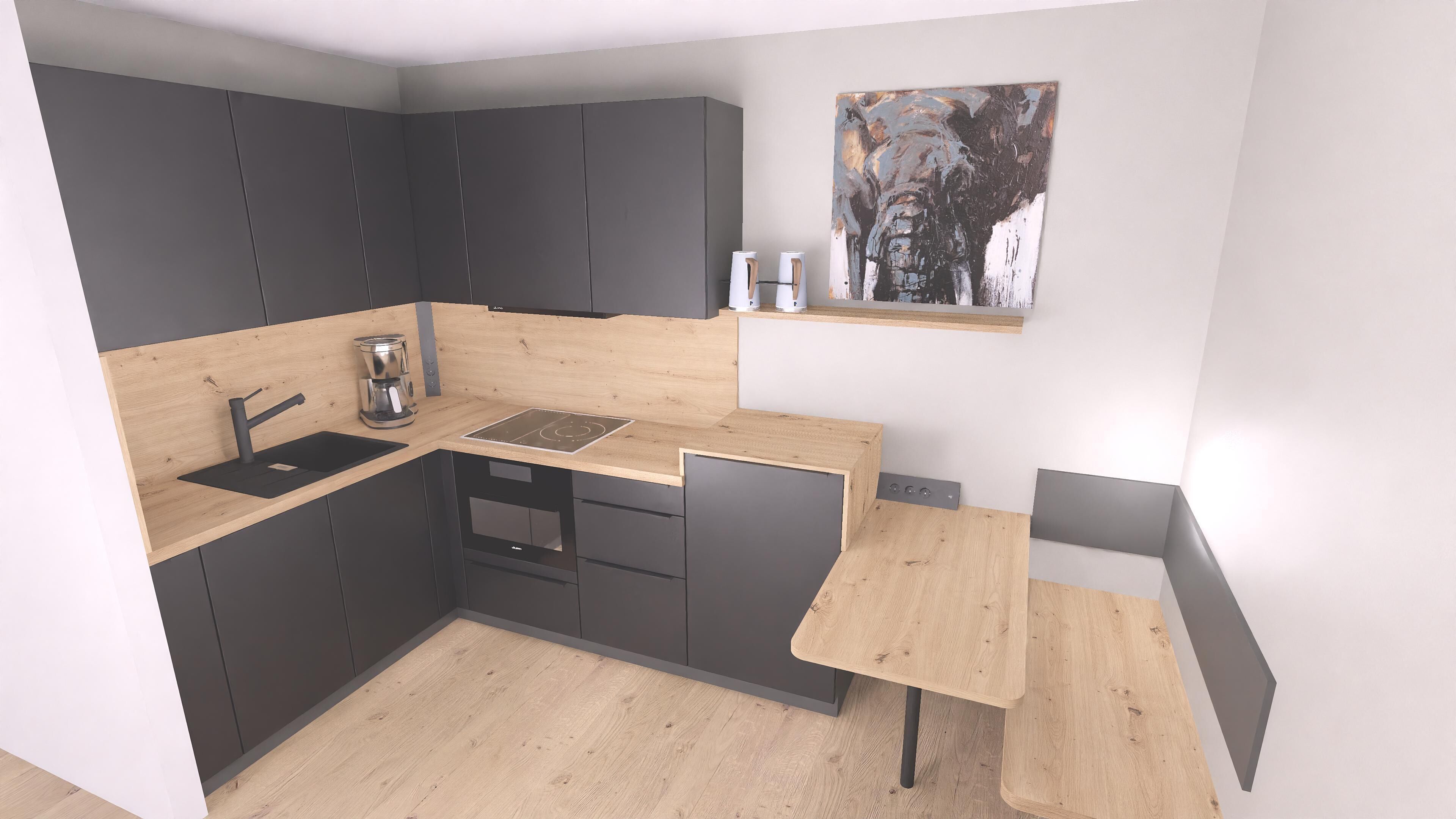 Visualisierung, Küche