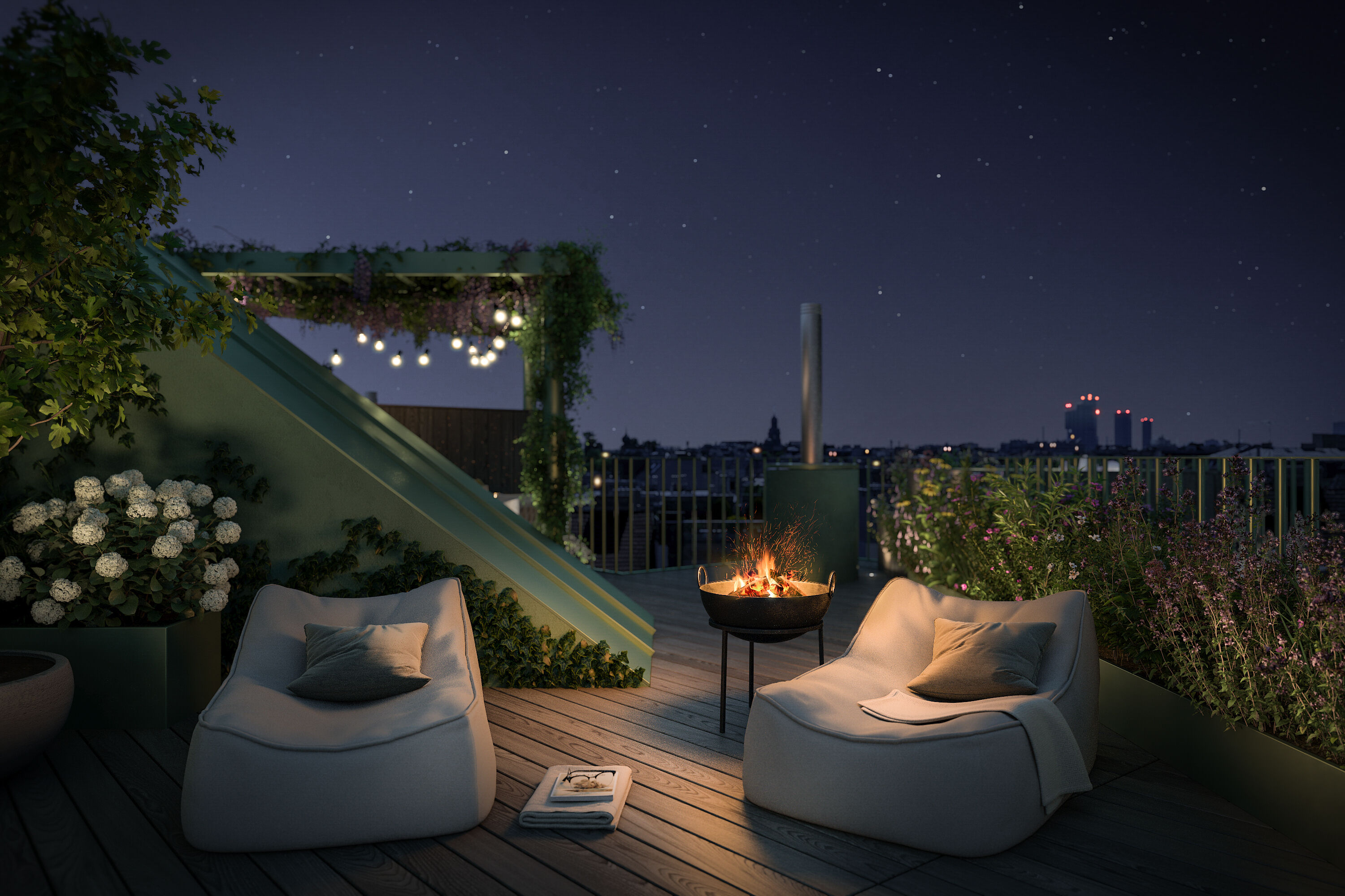 Dachterrasse | Nacht