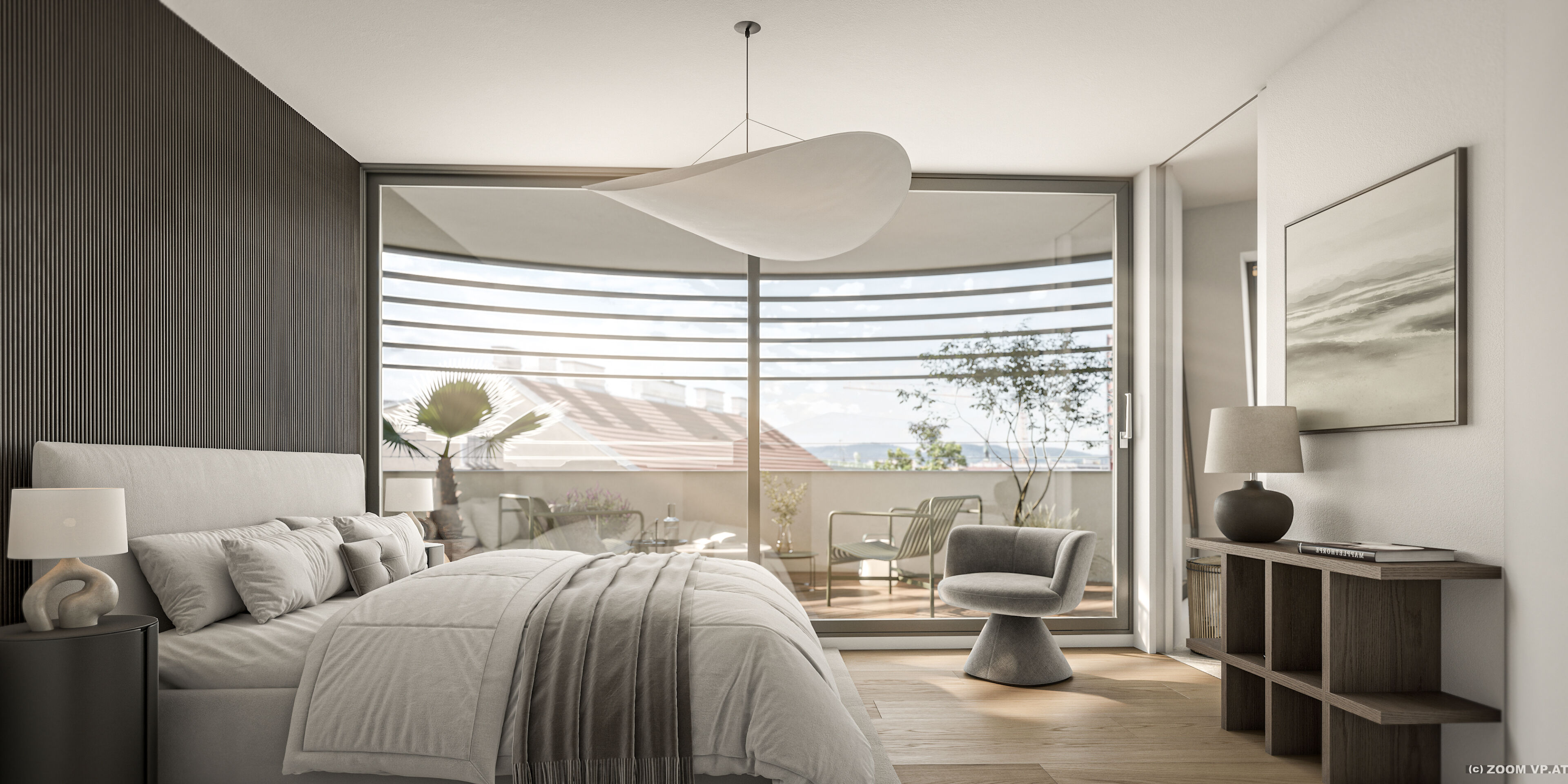 Loggia strassenseitig