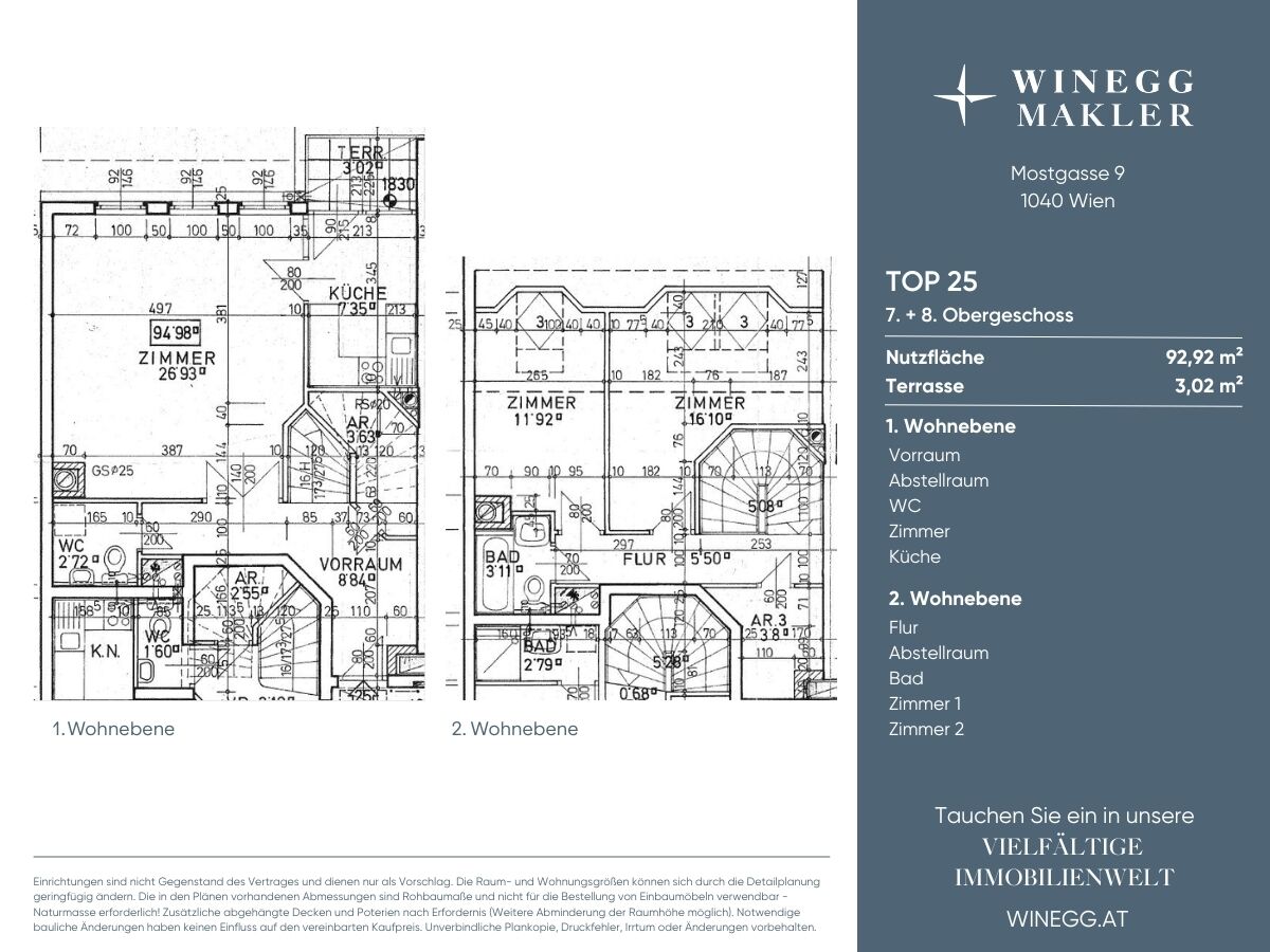 Plan Mostgasse