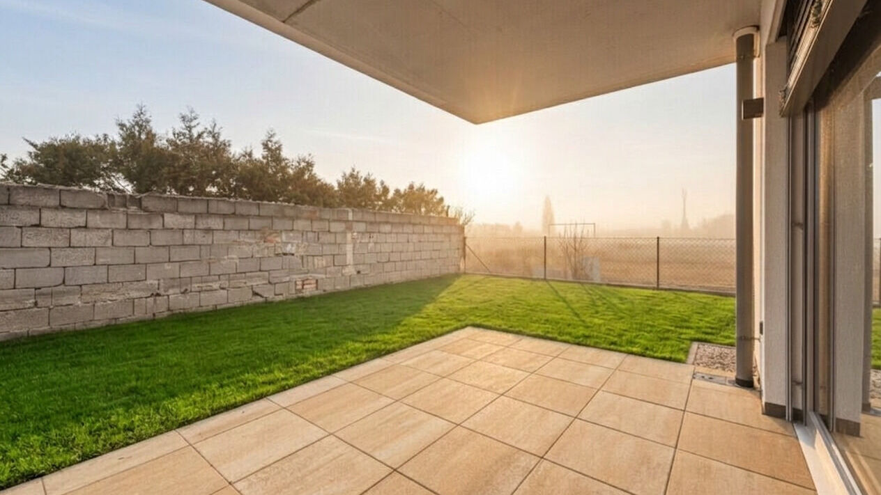 Terrasse und Garten