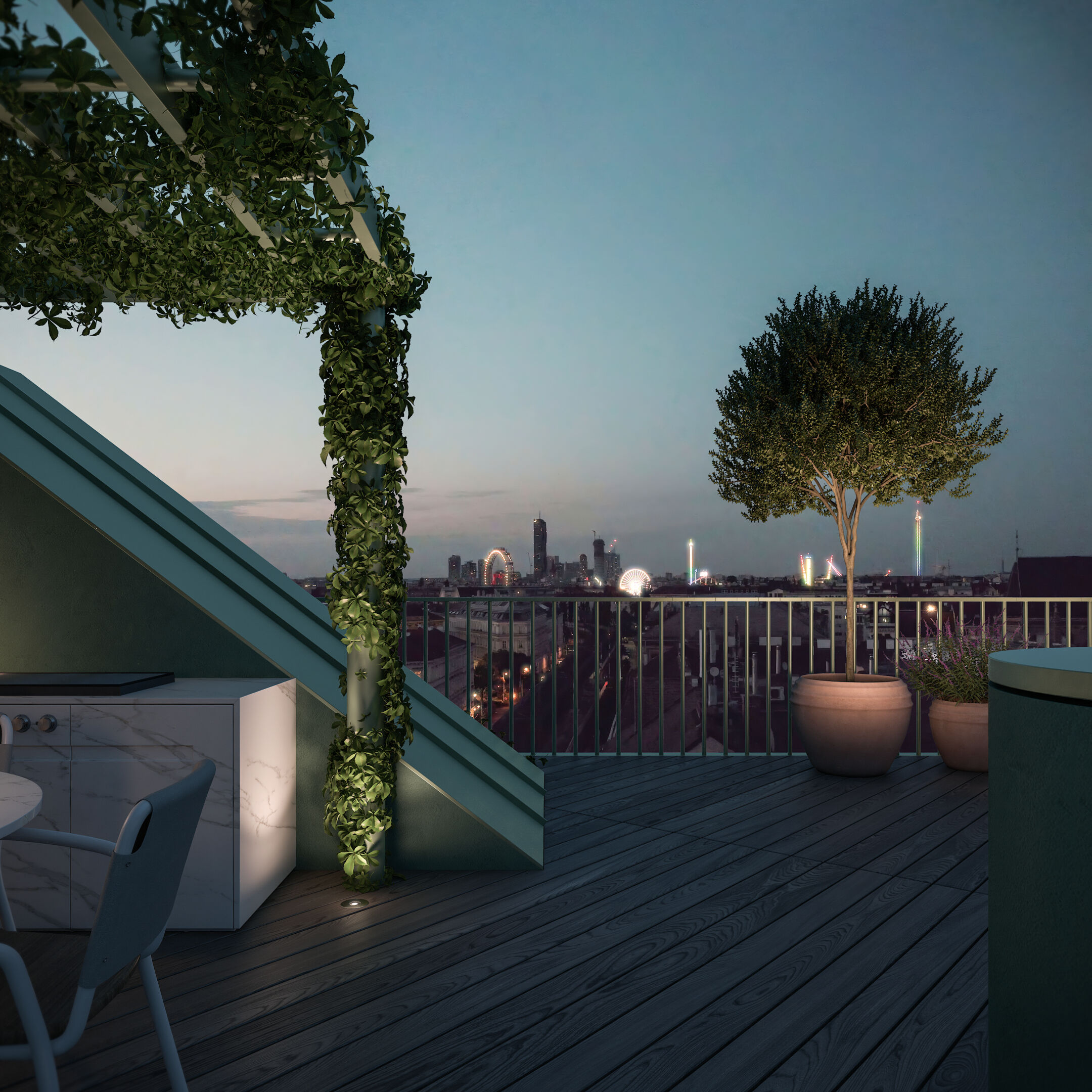 Dachterrasse | Ausblick