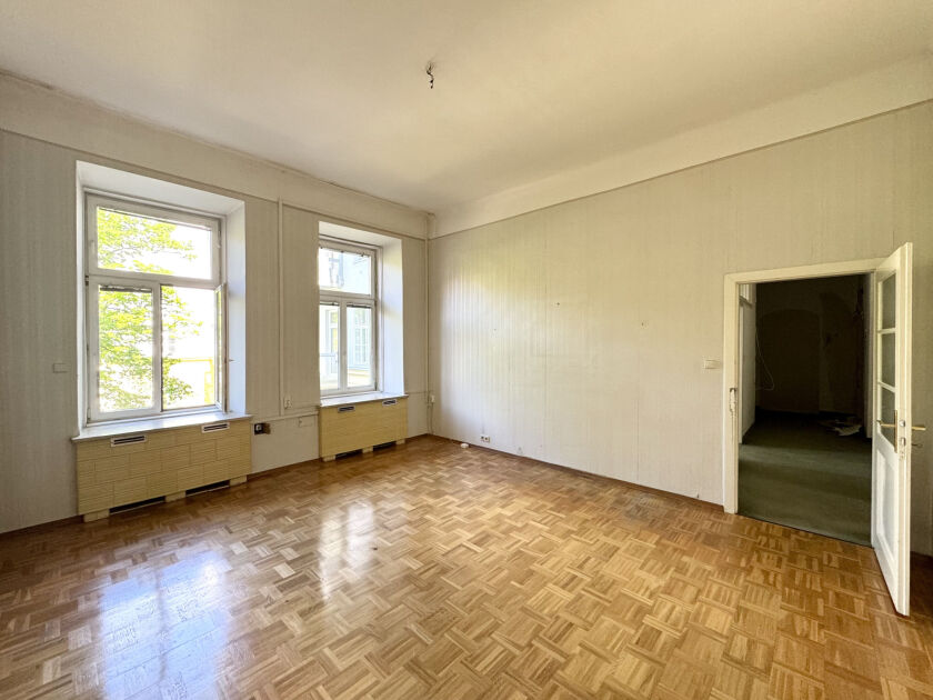 hofseitiges Wohnzimmer