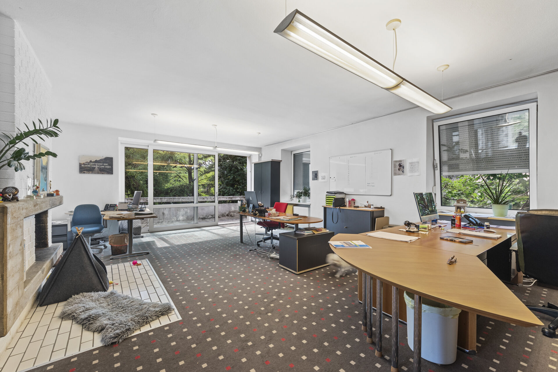 Chef-Büro mit Balkon