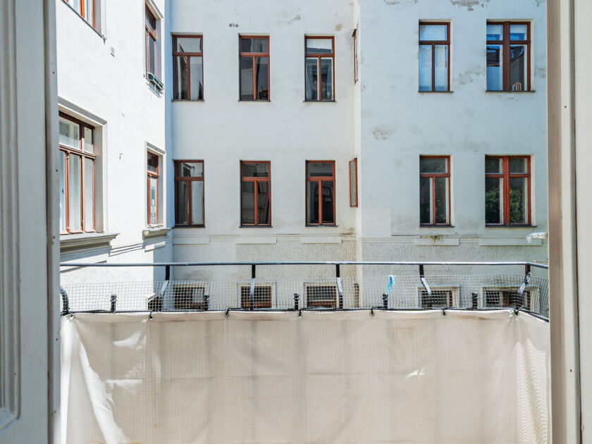 Balkon im Innenhof