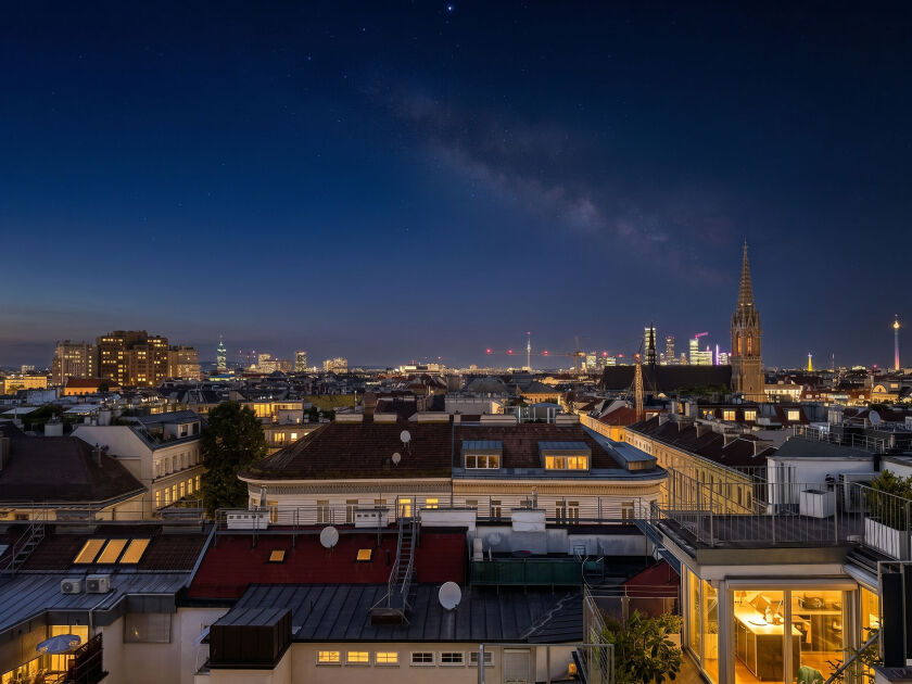 Panorama-Blick Nacht