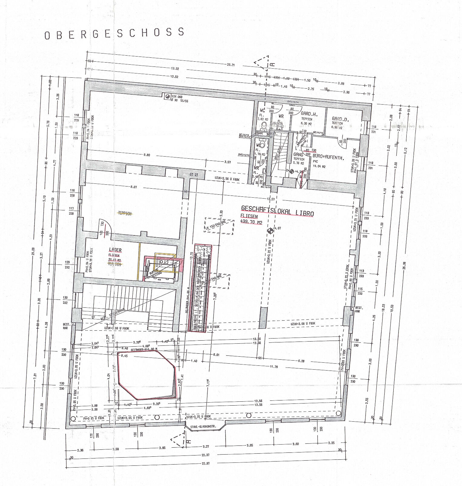 Grundriss Obergeschoß