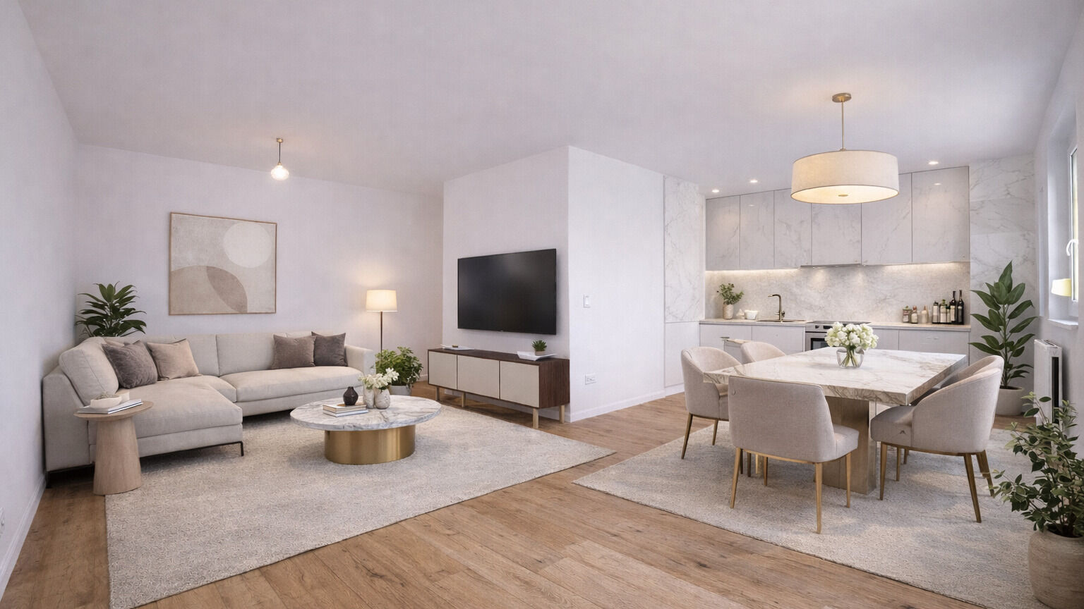 Einrichtungsbeispiel Wohnküche