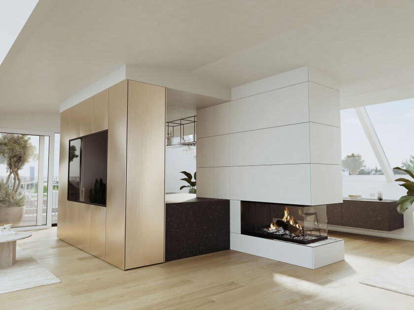 Wohnzimmer | Kamin