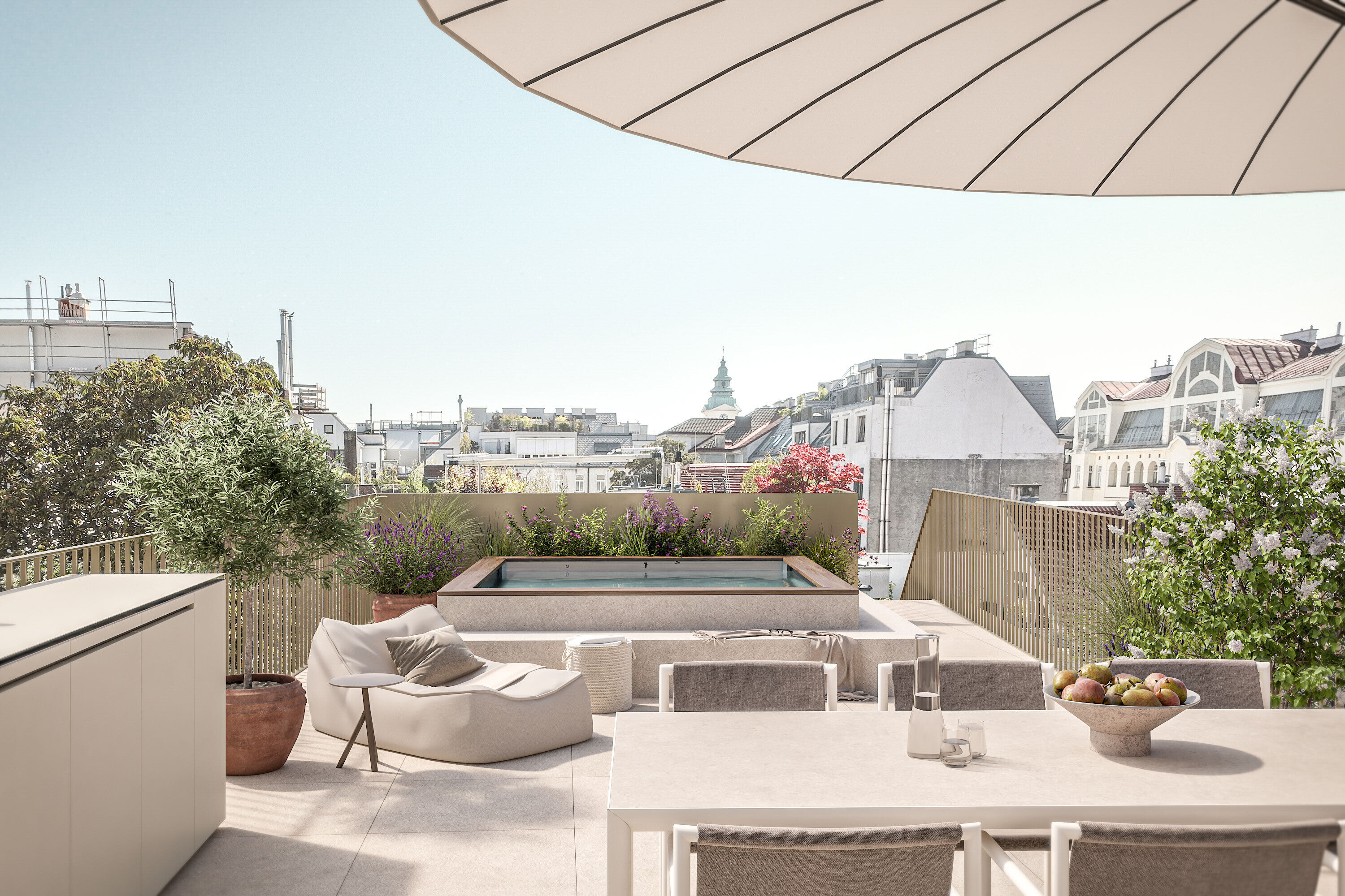 Terrassenansicht