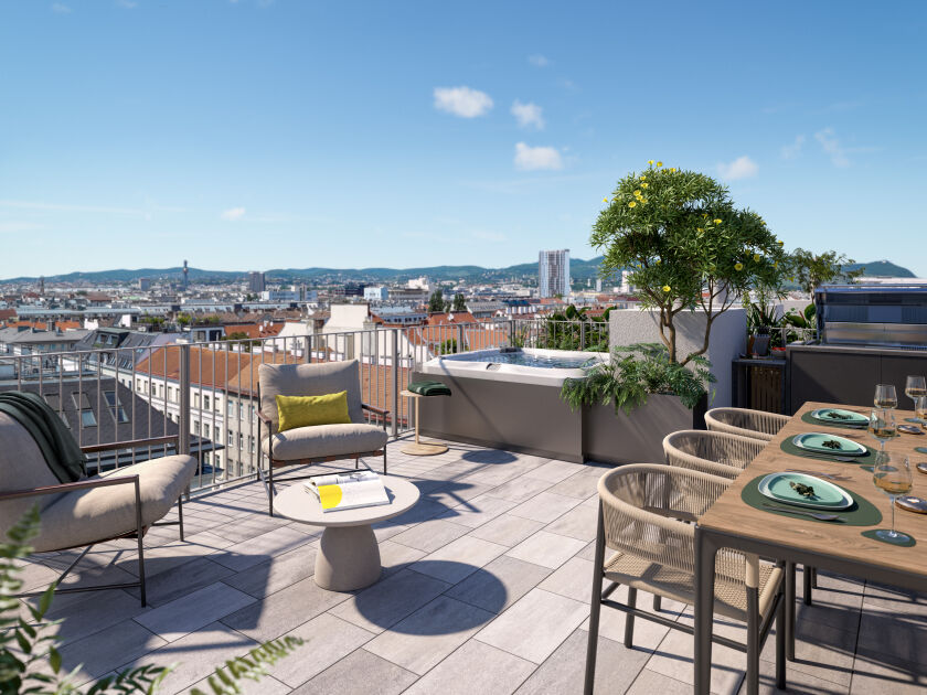 Traisengasse 20-22 | Dachterrasse
