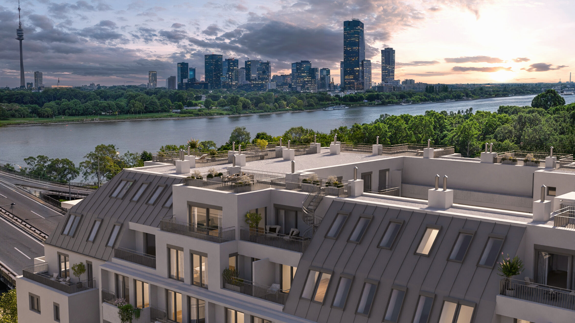Traisengasse 20-22 | Fassade Donau