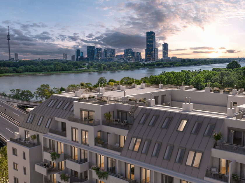 Traisengasse 20-22 | Fassade Donau