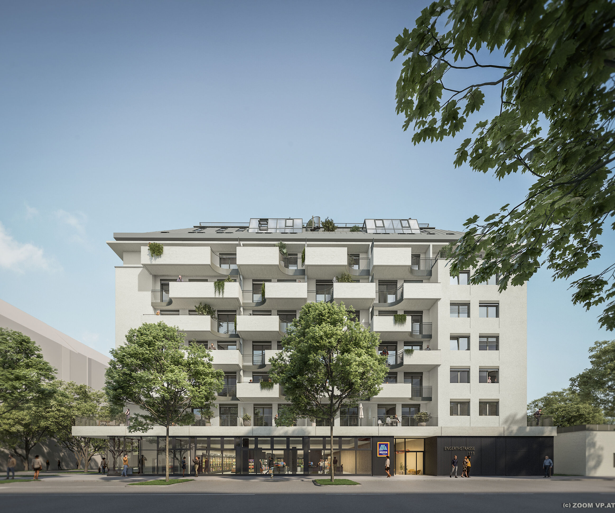 Traisengasse 20-22 | Fassade Tag