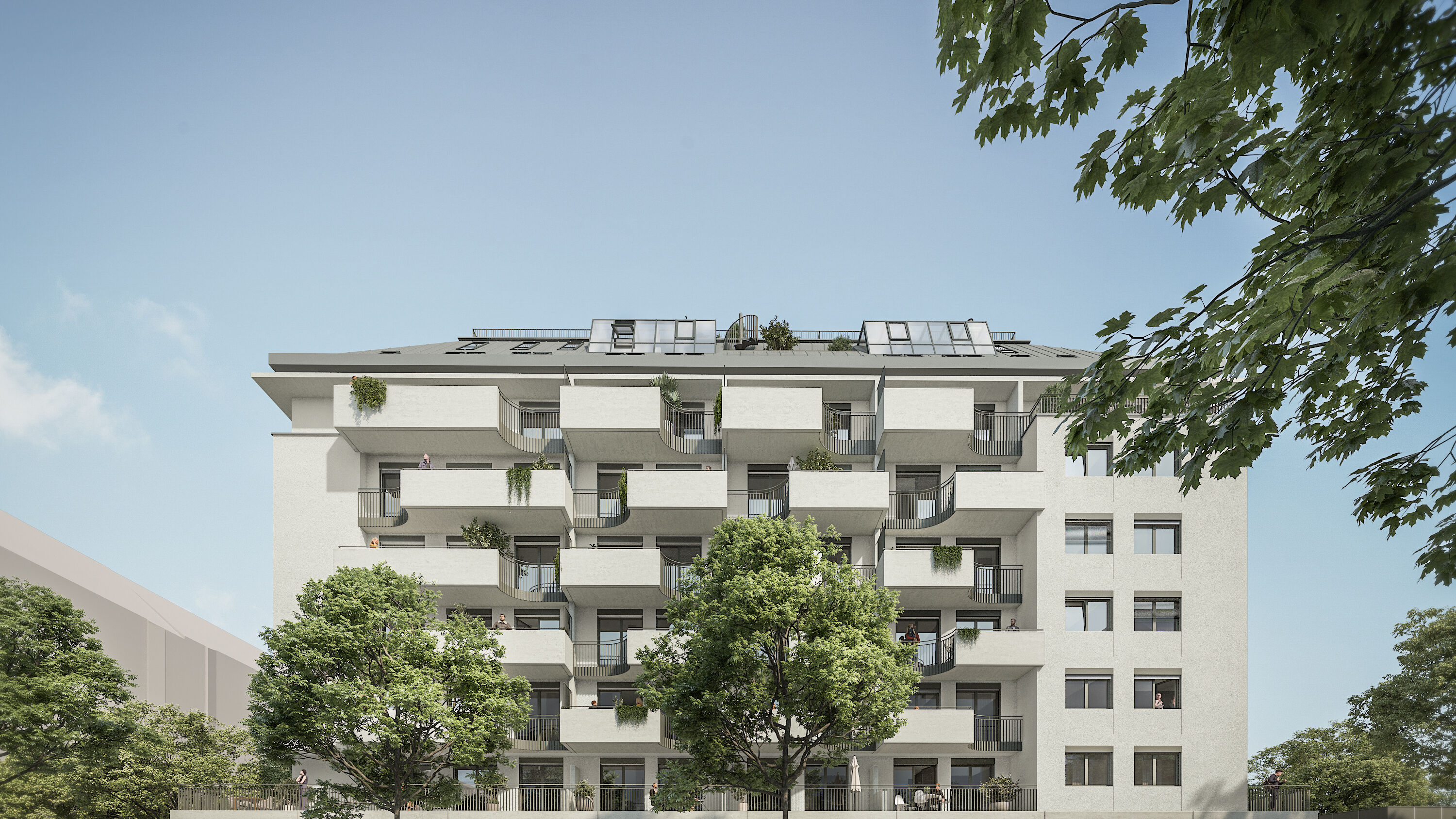 Traisengasse 20-22 | Fassade Tag