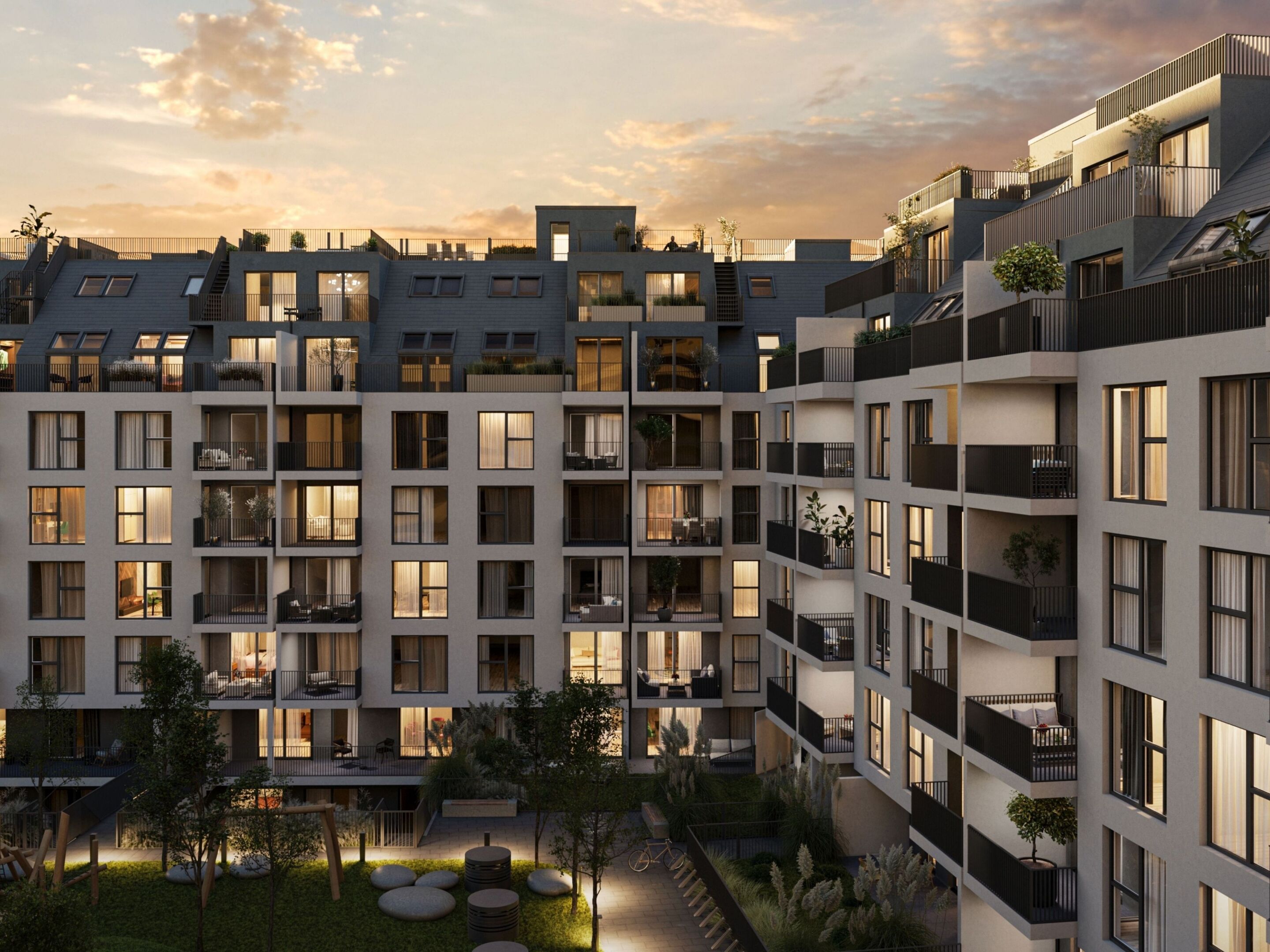 WINEGG-GRAND-GARDEN-Abendstimmung-Fassade