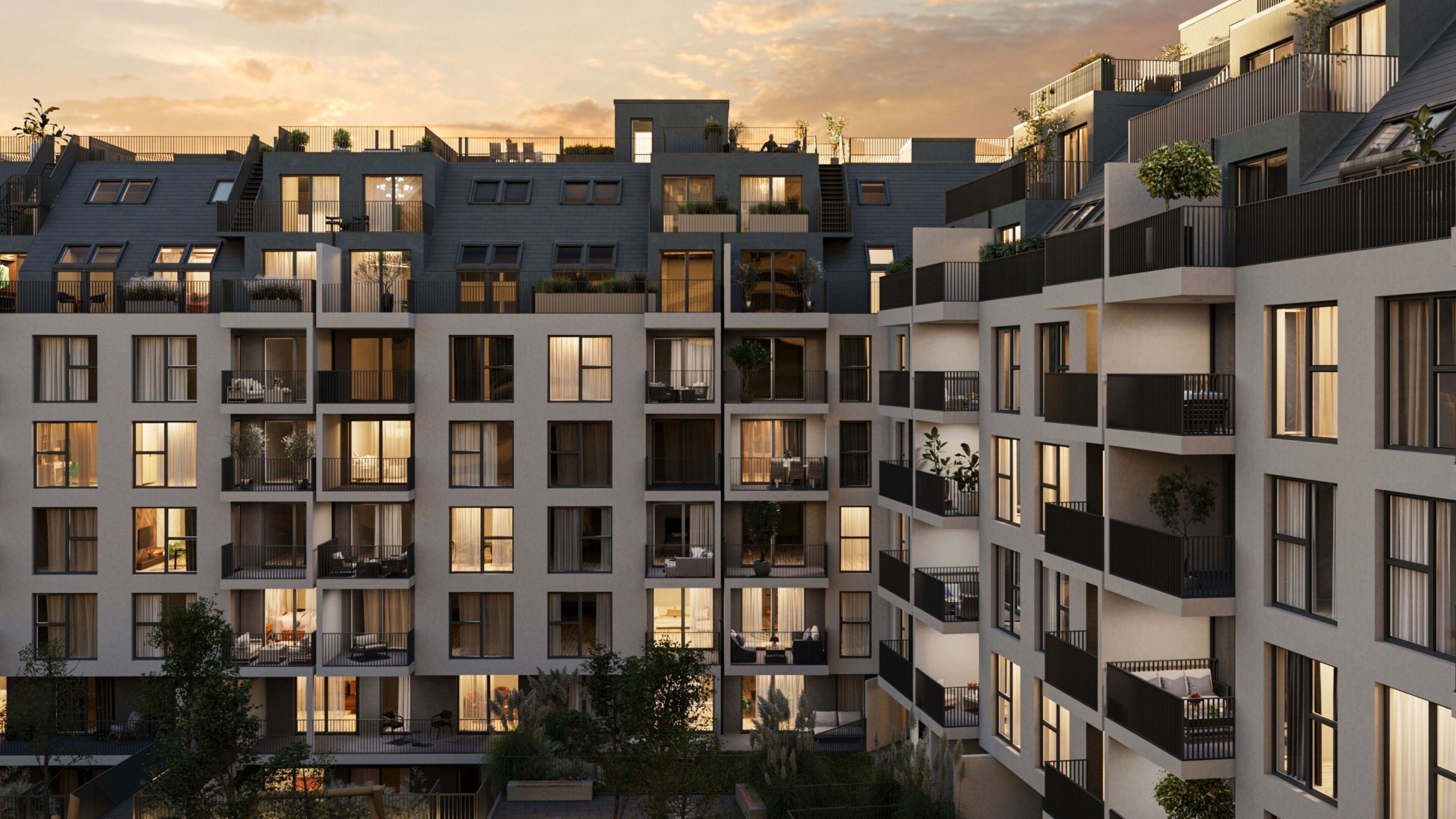 WINEGG-GRAND-GARDEN-Abendstimmung-Fassade